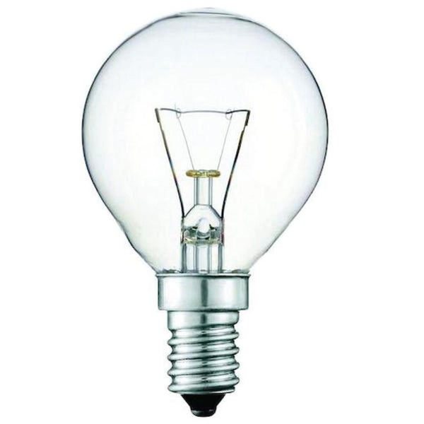 10x E14s 40W Oven Light Bulbs - 300 Degree G45 Clear Round SES Edison Lamp Globe Carousel 1