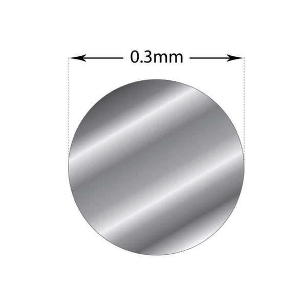 20cm Sterling Silver 0.3mm - Medium Round Wire 28 Gauge Fine Jewellery Carousel 2