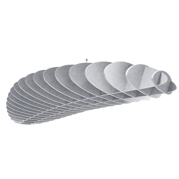 Acoustic Ceiling Lattice Ellipse, 2400mm x 1200mm x 300mm, Choice of Colours Carousel 2