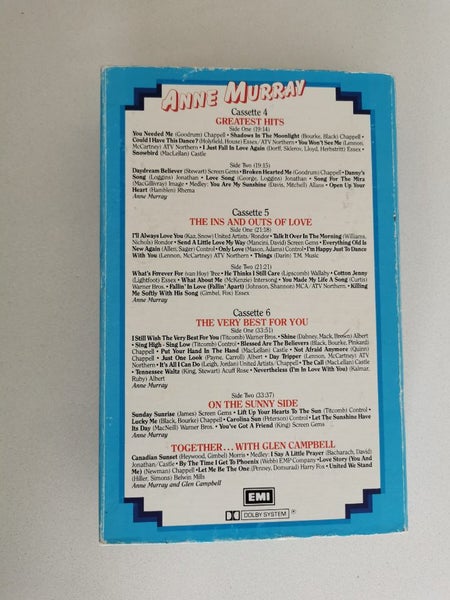KENNY ROGERS & ANNE MURRAY 97 OF THE GREATEST HITS 6x CASSETTE TAPE BOXSET Carousel 2