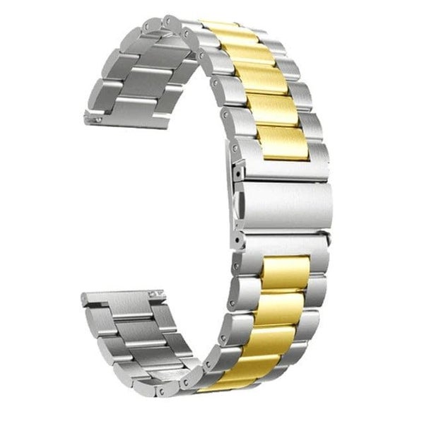 Stainless Steel Link Watch Strap Compatible with the Huawei Watch Fit 4 Carousel 2