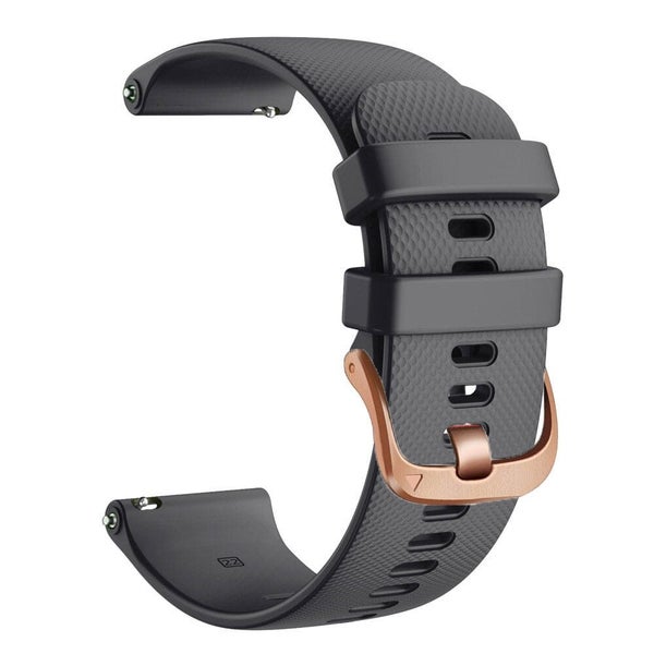 Garmin Venu 3s Silicone Watch Straps with Rose Gold Buckles Carousel 1