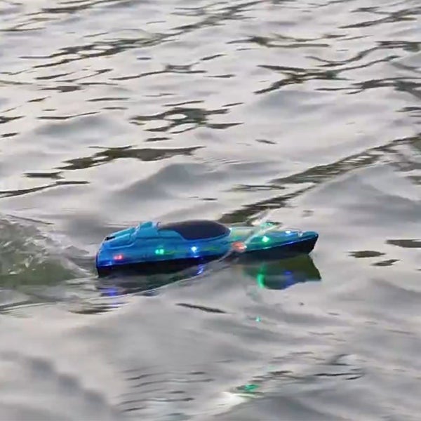 Kids Rc Boats With Led Light 2.4Ghz 15Km/H Speed Racing Remote Control Ship Wate Carousel 6