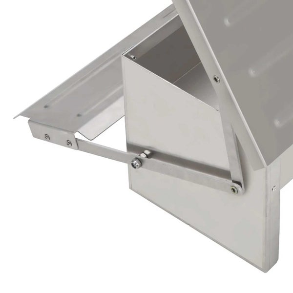 8L Automatic Chook Chicken Feeder Poultry Auto Treadle Aluminium Metal Coop Carousel 8