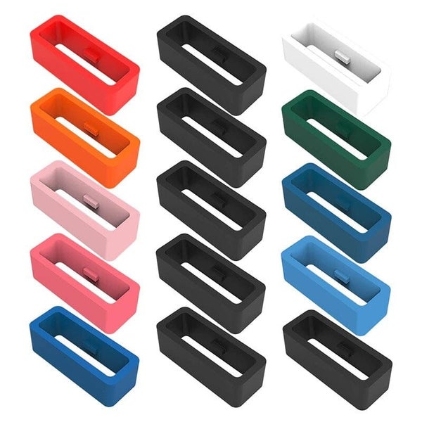 Pair of Watch Strap Band Keepers Loops Compatible with the Garmin Fenix 5s Carousel 1