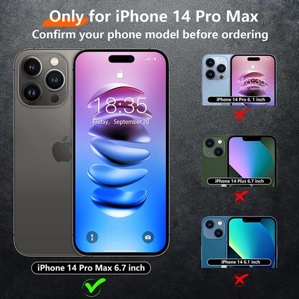 1x Shockproof Phone Cover for iPhone 14 Pro Max Carousel 2