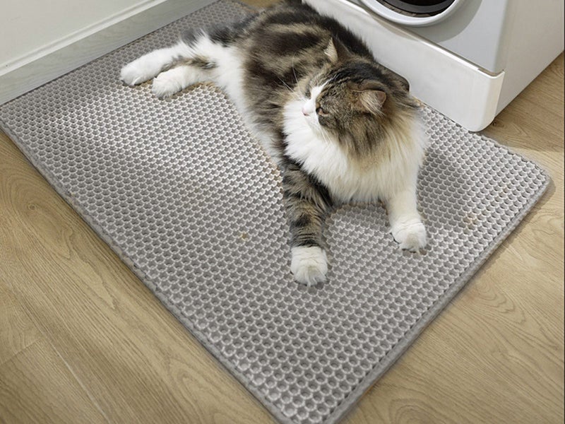 Cat Litter Mat Honeycomb Double Layer Cat Litter Trapping Mat Mat for Litter Box Carousel 6
