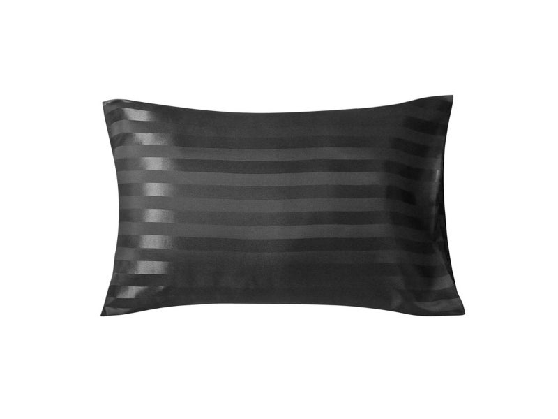 51x76cm Satin Pillowcase for Hair and Skin Envelope Closure Pillowcase - Black Carousel 2