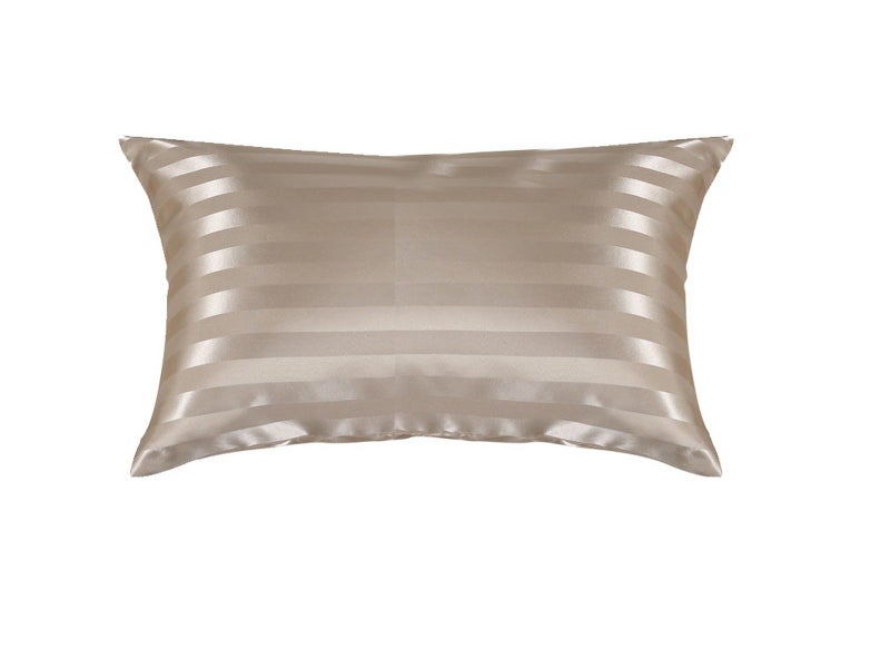51x76cm Satin Pillowcase for Hair and Skin Envelope Closure Pillowcase - Khaki Carousel 2