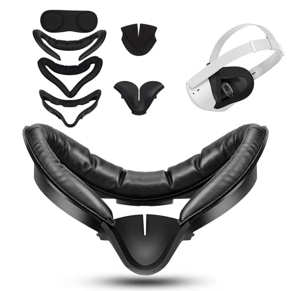 6-in-1 Accessories Set Fit for Oculus Quest 2 VR Headset, Resilient VR Vent Carousel 1