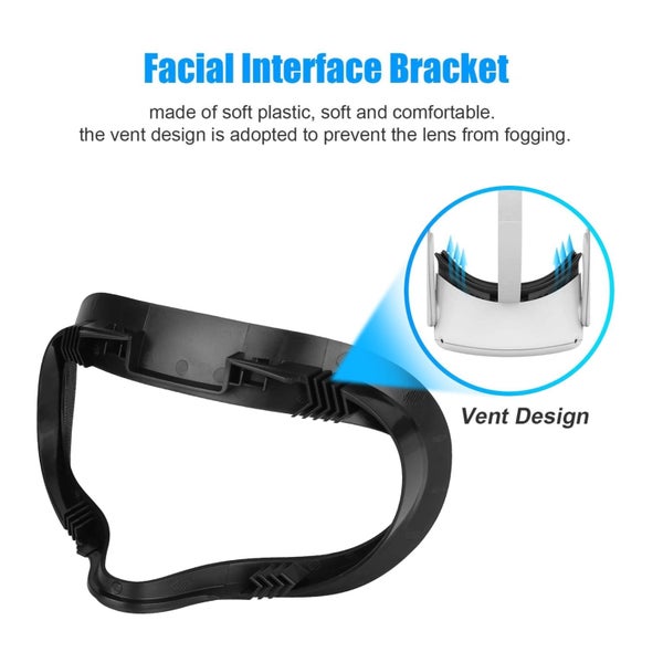 6-in-1 Accessories Set Fit for Oculus Quest 2 VR Headset, Resilient VR Vent Carousel 2