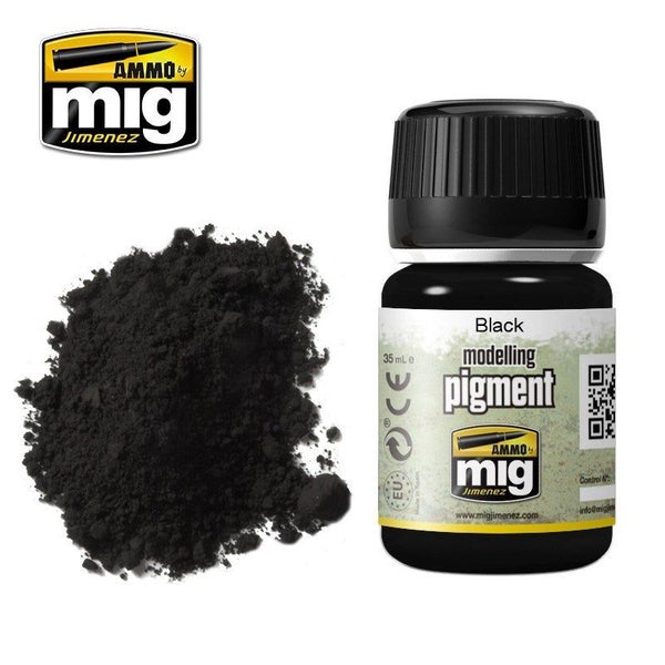 AMMO by Mig Jimenez A.MIG-3001 BLACK PIGMENT Carousel 1