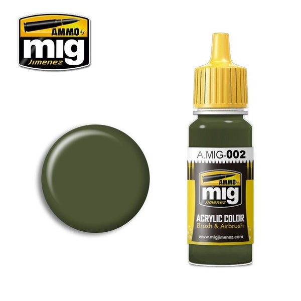 AMMO by Mig Jimenez A.MIG-0002 RAL 6003 OLIVGRN OPT.2 Carousel 1