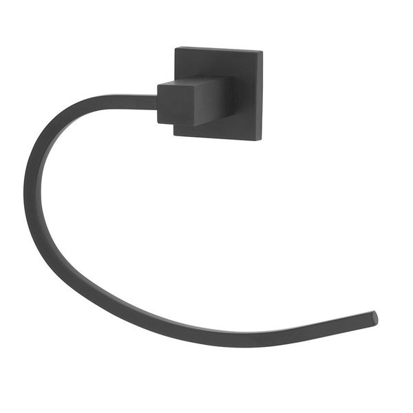 Towel Ring - Matt Black Or Chrome to choose - Solid Brass Carousel 1