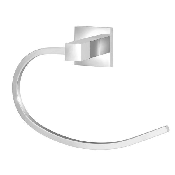 Towel Ring - Matt Black Or Chrome to choose - Solid Brass Carousel 3
