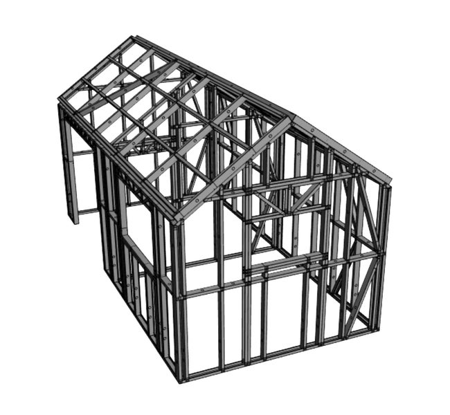 Sleepout Steel Frame Kitset - 3.0m x 6.0m *SPECIAL FREE DELIVERY OFFER!* Carousel 9