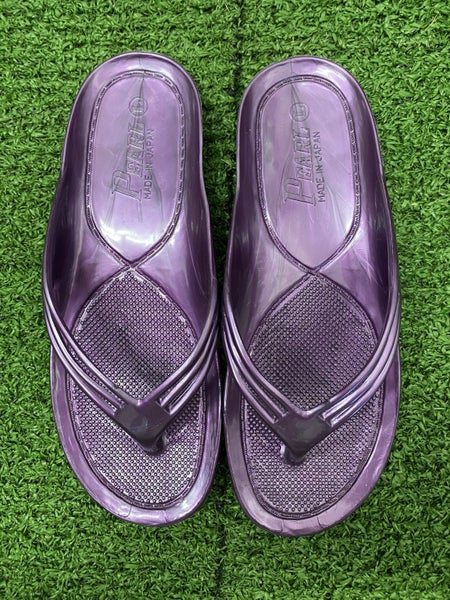 Brand new!! Men's Sandals "Gyosan" Metal PURPLE size L (UK 7.5 JP 25.5cm) Carousel 1