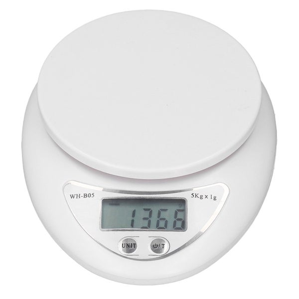 Digital Kitchen Scale 5kg High Accuracy Digital LCD Display Small Food Scale Carousel 2