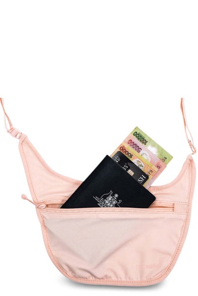 Pacsafe Coversafe S80 Anti-Theft Secret Body Pouch Orchid Pink Carousel 3