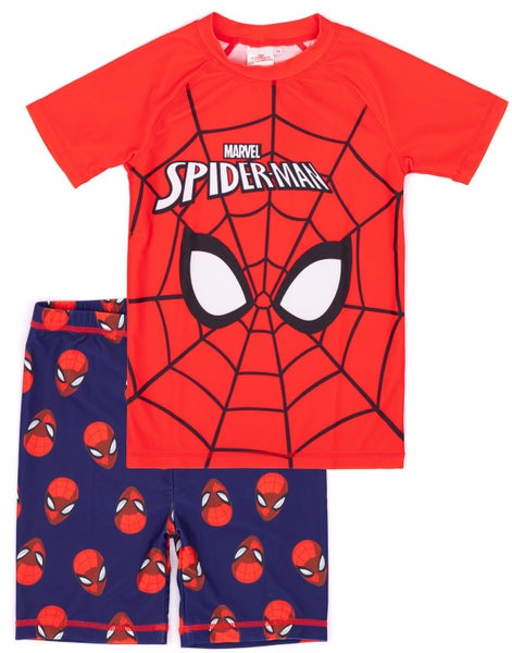 Marvel Red 2 Piece Swim Set (Boys) Carousel 1