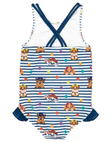 Paw Patrol White 1 Piece Swimming Costume (Girls) Carousel 4