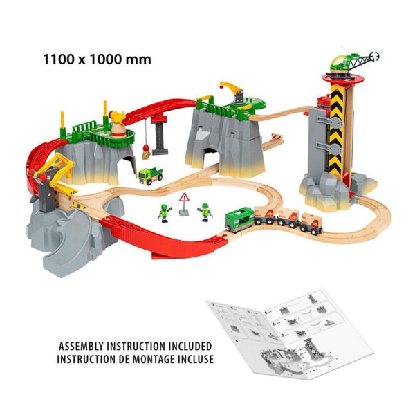 BRIO Cargo Mountain Train Set - 49 Pcs Carousel 4