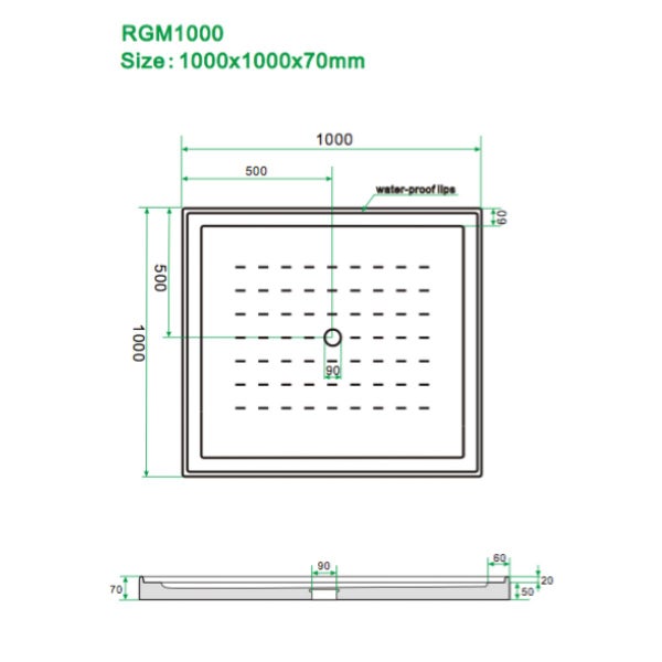 SALE Shower Box - Fiona Series 2 Sides Swing Door 900/1000mm with 10mm Glass Carousel 7
