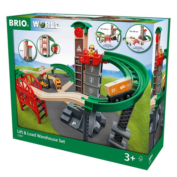 BRIO Lift and Load Warehouse Set - 32pcs Carousel 4