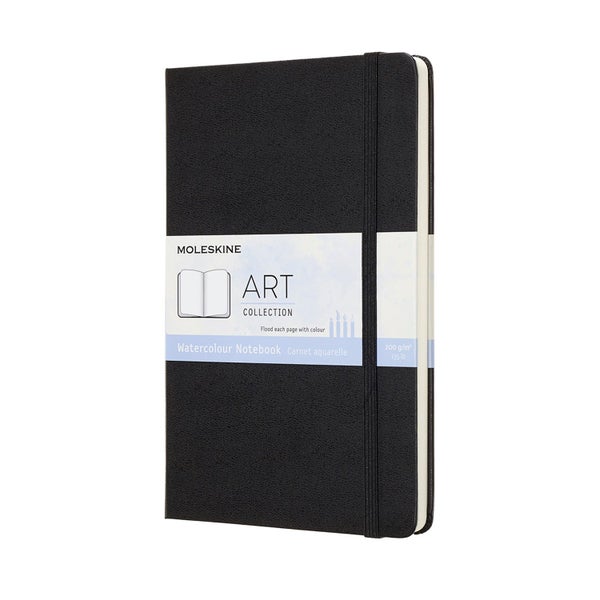 Moleskine 130mm x 210mm Art Watercolor Portrait, Black Carousel 1