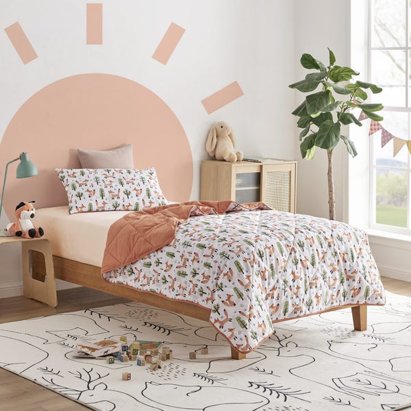 Jack & Ava Comforter Set Shy Fox Single Bed Carousel 2