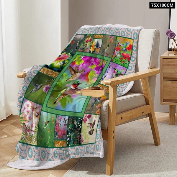 Soft Plush Floral Throw Blanket For Sofa Bed And Couch Carousel 1