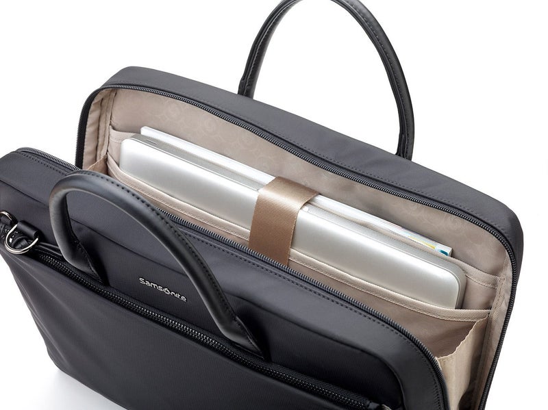 Samsonite Slim Briefcase - Black Carousel 5