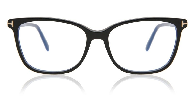 Tom Ford FT5842-B Blue-Light Block 001 54 New Women Eyeglasses Carousel 1