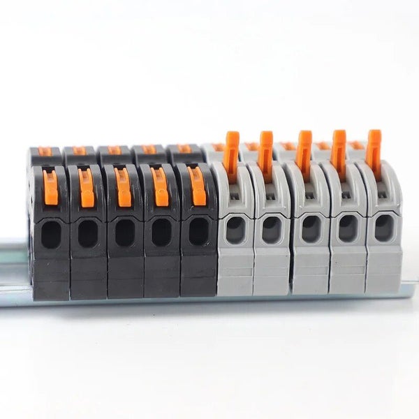 The Rail Type Wire Quick Terminal Block Presses The Wire Carousel 5