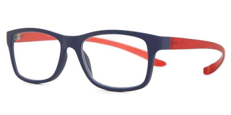 Full Rim Square Blue SmartBuy Readers M0387 005 +3.00 Fashion Unisex Eyeglasses Carousel 2