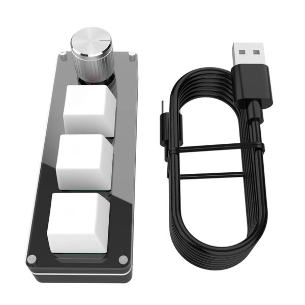 Programmable Keyboard Macro Mechanical DIY Mini RGB Gaming Custom 3 Carousel 1