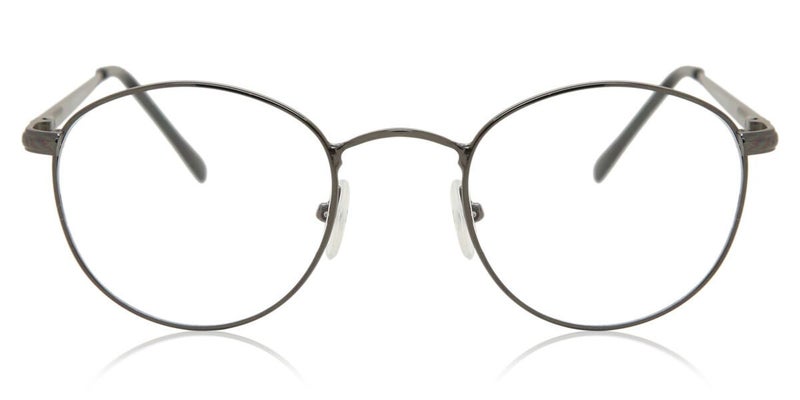 Full Rim Oval Silver SmartBuy Collection Tinnkii Asian Fit 793A 47 Fashion Carousel 1