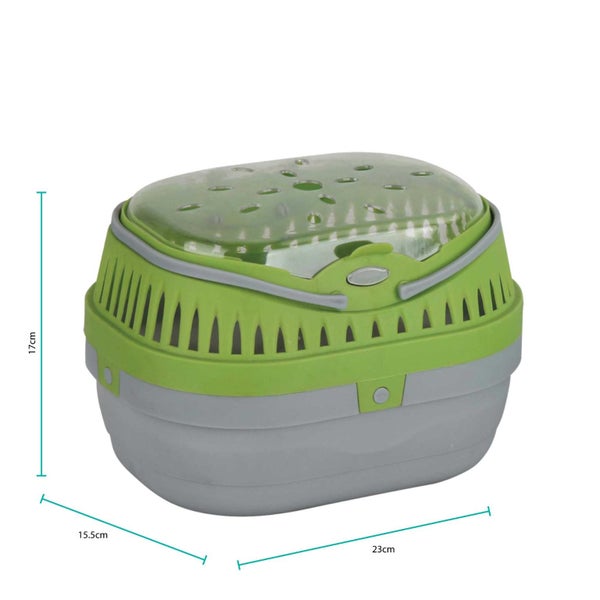 Pet Carrier Green Plastic Guinea Pig Mouse Hamster Rat Animal Travel Cage Carousel 5