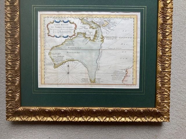 Terra Australes , Nouvelle Zelande. Bellin 1753 original Carousel 2