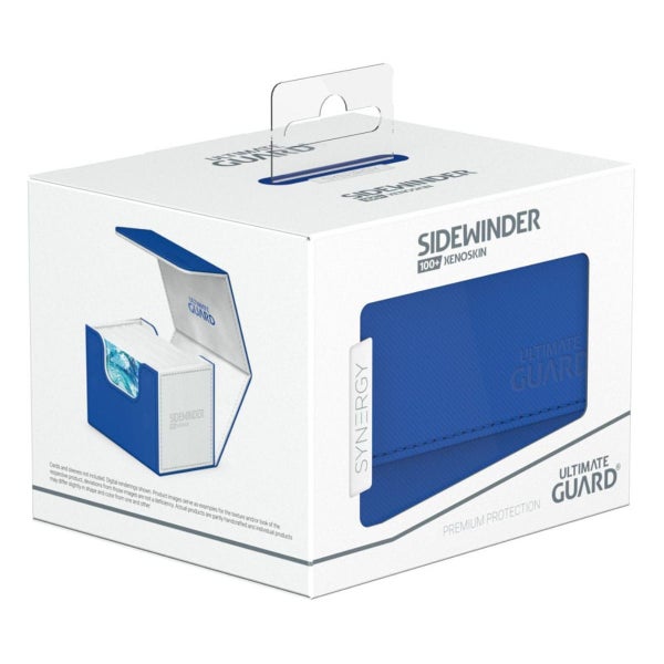 Ultimate Guard Synergy Sidewinder 100+ Blue/White Deck Box Carousel 1