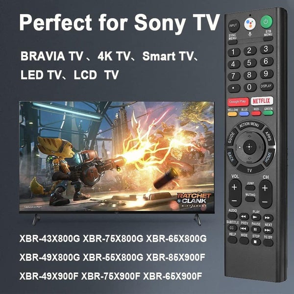 Voice Universal Remote Control Replacement for Sony TV - New Carousel 2