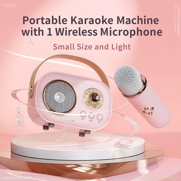 Pastel Colors Portable Mini Wireless Karaoke Speaker C20 Plus Carousel 2