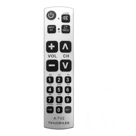 Big Button Universal Remote Control - New Carousel 8