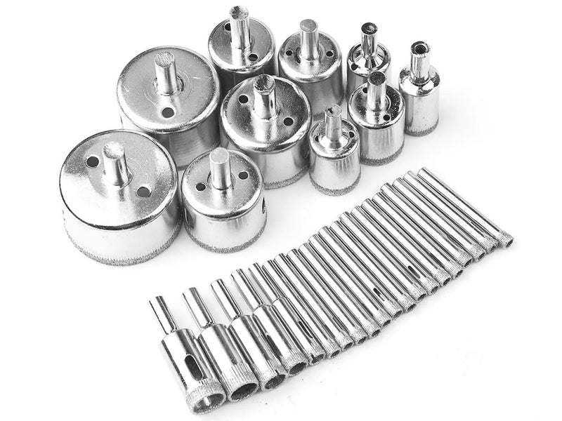 Drill Bits sets Glass Diamond Hole Saw Stone NZ Clearance Carousel 11