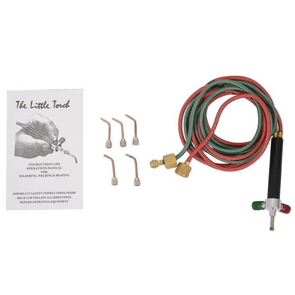 -gas Torch Mini Gas Little Torch Welding Soldering Kit With 5 Tips Welding Solde Carousel 1