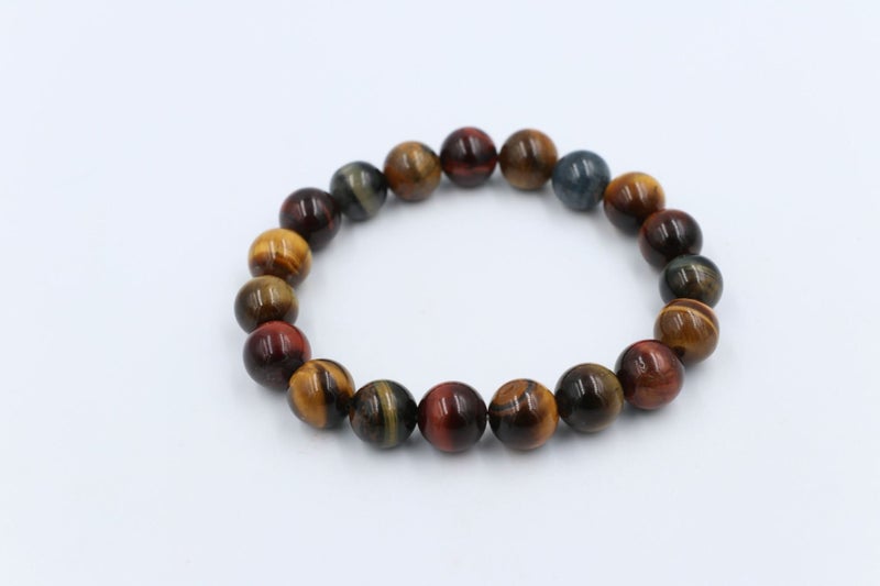 Tigers eyes Beads stretchy Bracelet 10.5mm beads Carousel 9