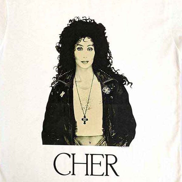 Cher Leather Jacket Logo T Shirt Carousel 2
