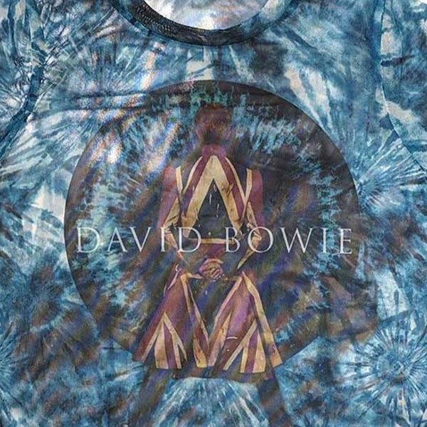 David Bowie Live And Well Long Sleeve Mesh Crop Top Carousel 2