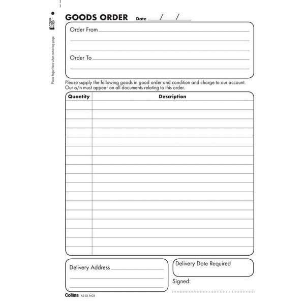 Collins A5DL Order Book Carousel 3