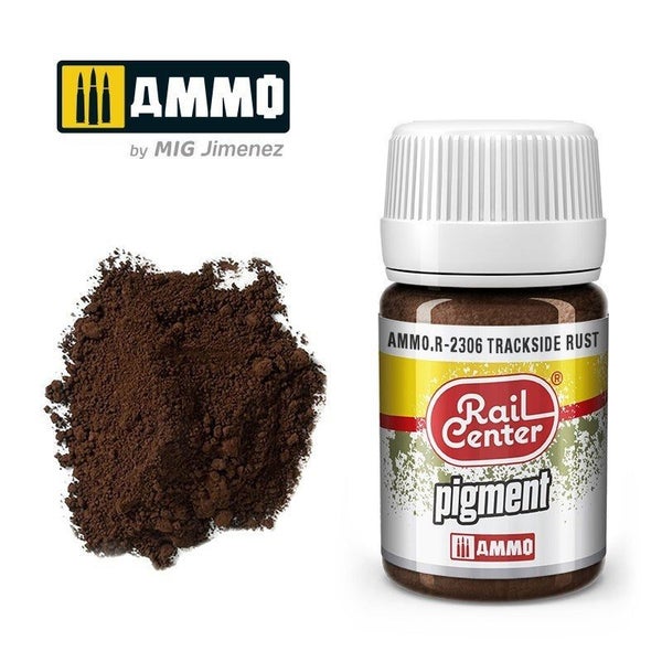 AMMO by Mig Jimenez AMMO.R-2306 Rail Center Pigment Trackside Rust 35ml Carousel 1